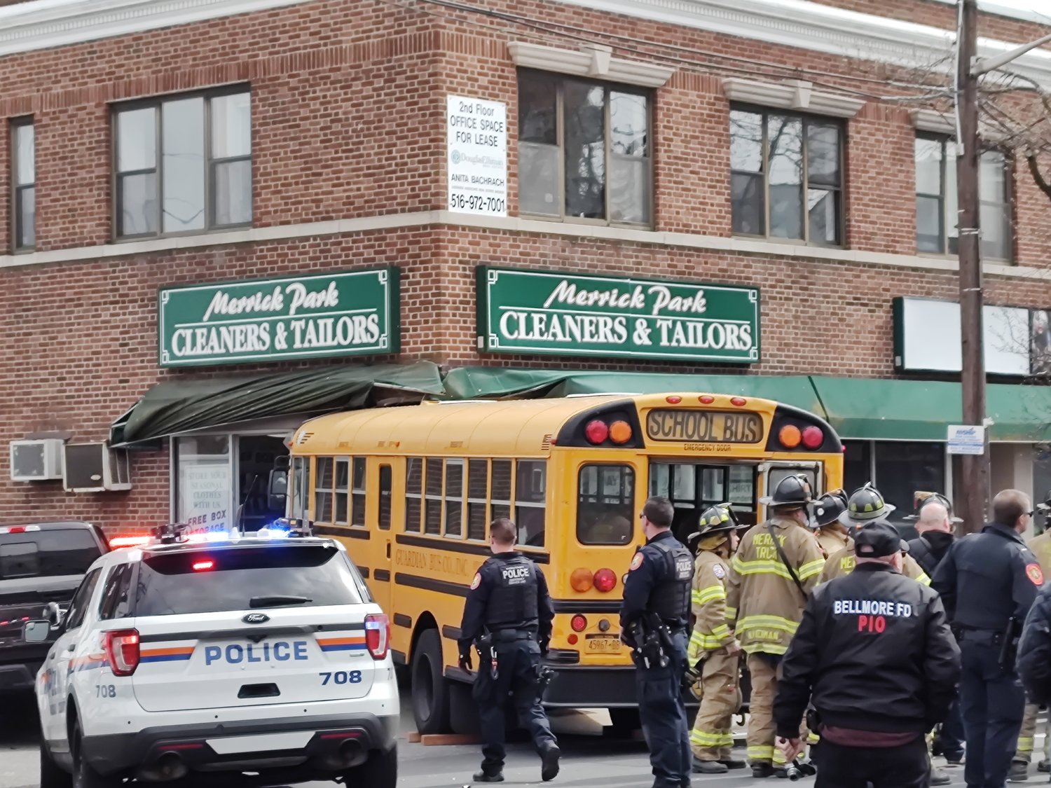 School bus crashes in Merrick, three people injured Herald Community Newspapers